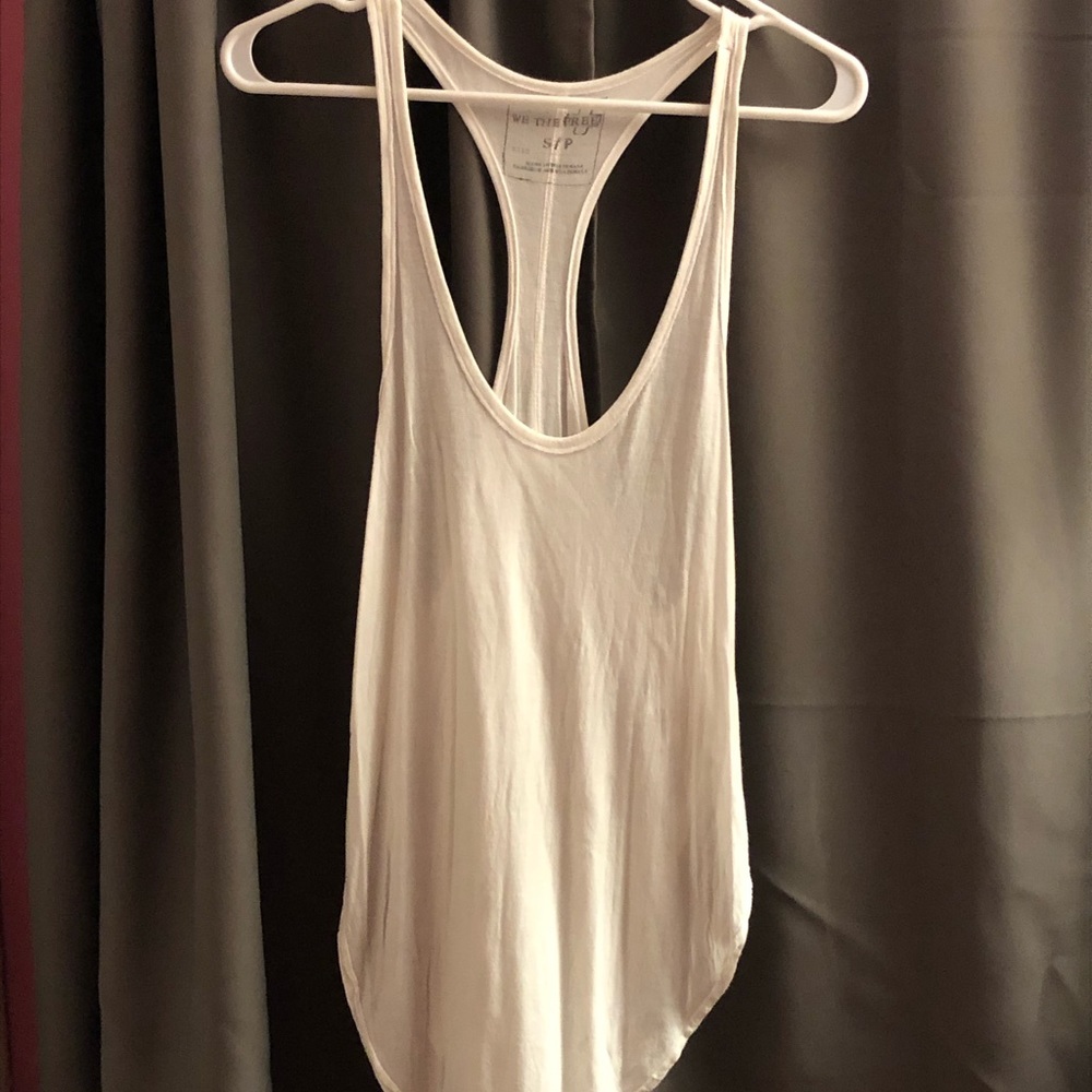White tank top